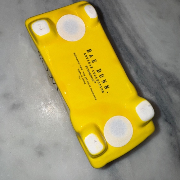Rae Dunn Yellow Taco Truck holder Ceramic Artisan Collection by Magenta - Picture 7 of 7